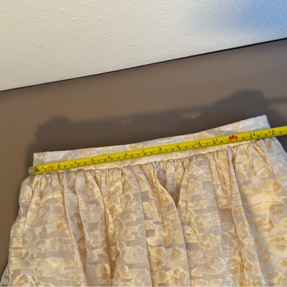 Anthropologie PANKAJ & NIDHI Burnout Shimmer Maxi Skirt Women’s Sz S Shimmer - Picture 11 of 11